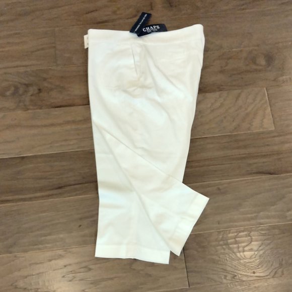 CHAPS Ladies Size 16 White Slim Fit Capri Pants – NEW - Picture 3 of 10